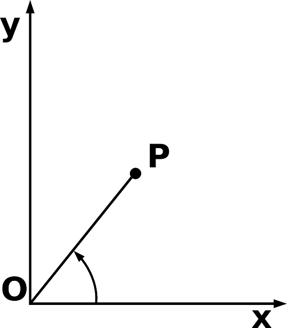 Coordinates Point, Polar, Math, Geometry, Axis, Coordinates - Parallel (561x640)