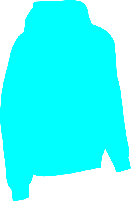 Zip Hoodie Side Righ - Zip Hoodie Side Righ (454x696)