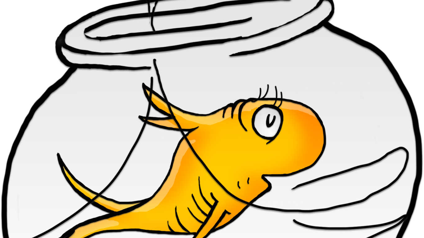 Fish Bowl Clipart - Dr Seuss Transparent Clip Art (1366x768)