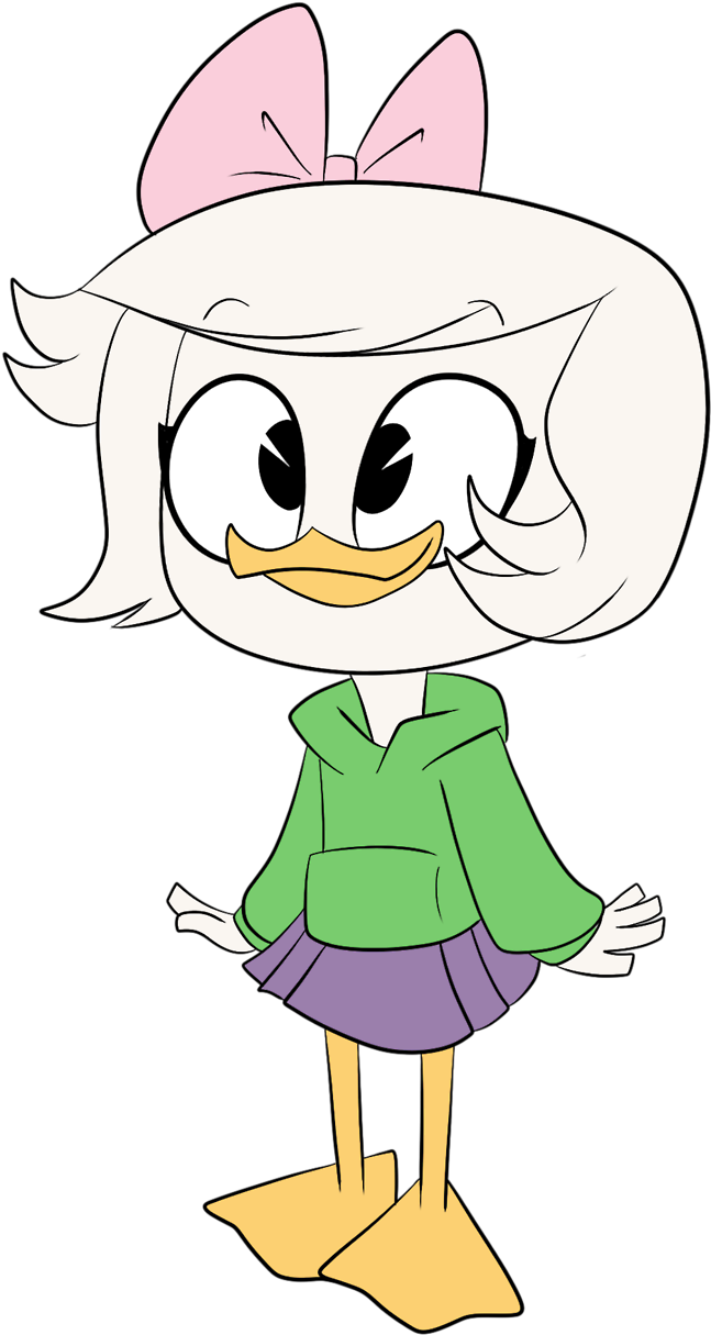 Webby Wearing Louie's Hoodie Gives Me Life - Ducktales 2017 Louie And Webby (1280x1280)