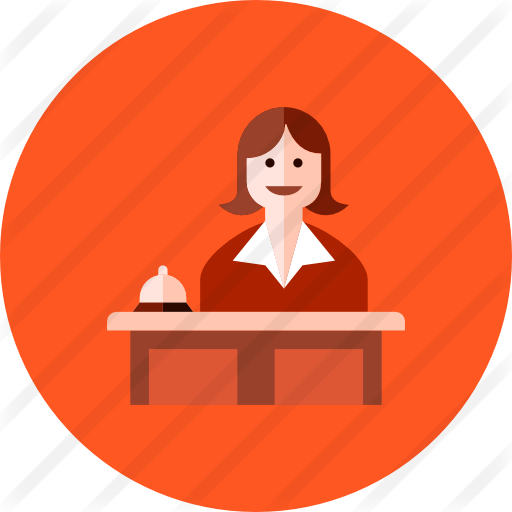 Receptionist - Receptionist Icon Png (512x512)