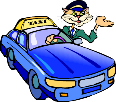 Cab Driver Png Transparent Image - Taxi Comic (400x352)