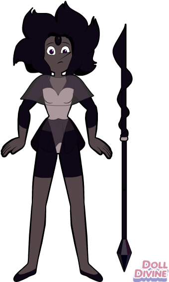 Black Pearl Gemsona By Princeduskstripe - Cartoon (400x600)