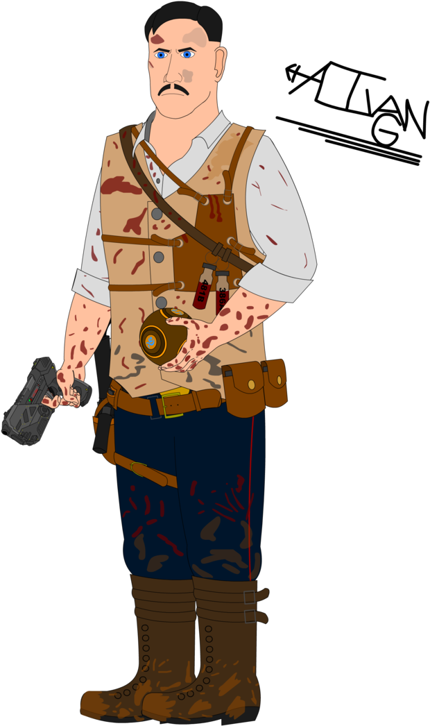 Edward Richtofen Black Ops Iii Zombies By Eltren83 - Bo3 Zombies Fan Art Richtofen (741x1078)