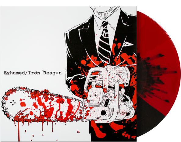 Exhumed / Iron Reagan - Exhumed Iron Reagan Split (600x600)