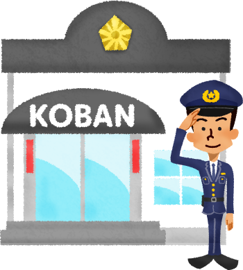 Police Officer Standing In Front Of Police Box - Police Officer (350x389)