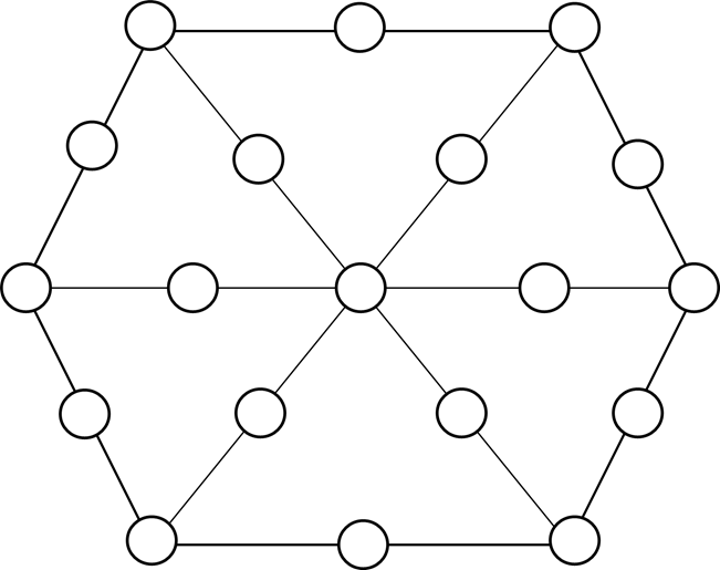 Arrange The Numbers From 1 To 19 In The Circles Shown - Circle (651x515)