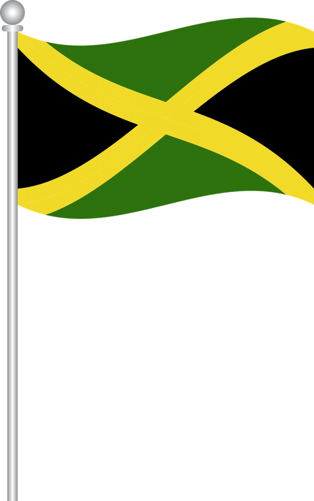 Jamaican Stout Black Pearl - Jamaica Flag Png (643x1024)