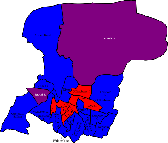 This Is A Safe Conservative Ward - Map (563x480)