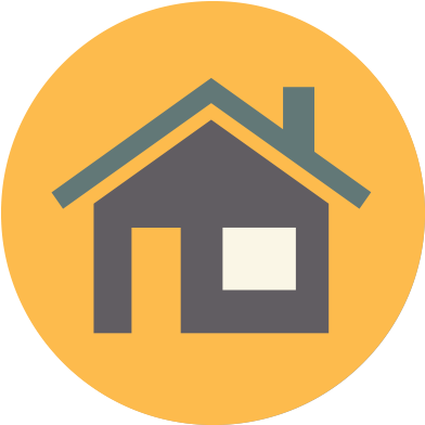 Household Icon Orange - Back Home Icon Png (400x400)