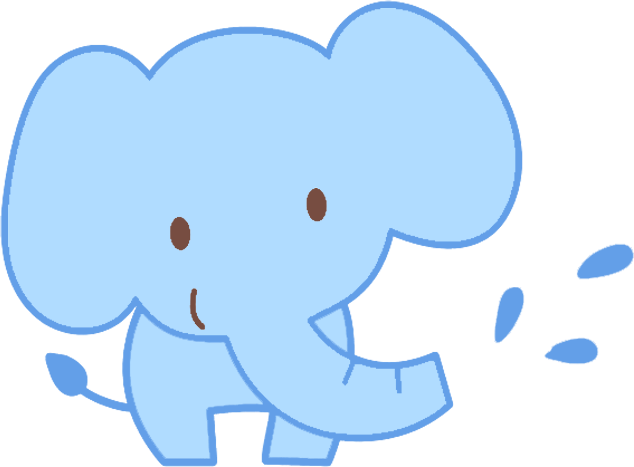 Elephant Cartoon Illustration - Elephant Cartoon Illustration (3307x2339)