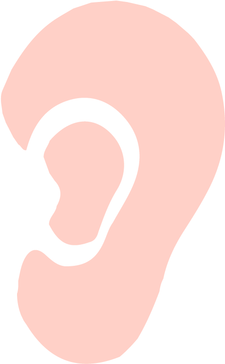 Vector Pink Cartoon Character Ears - Vector Pink Cartoon Character Ears (647x774)