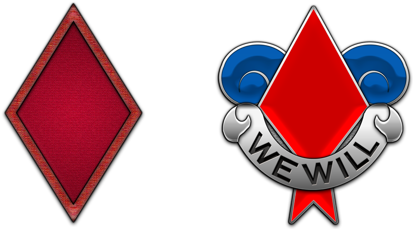 The 5th Infantry Division Nicknamed The Red Diamond, - Emblem (862x491)