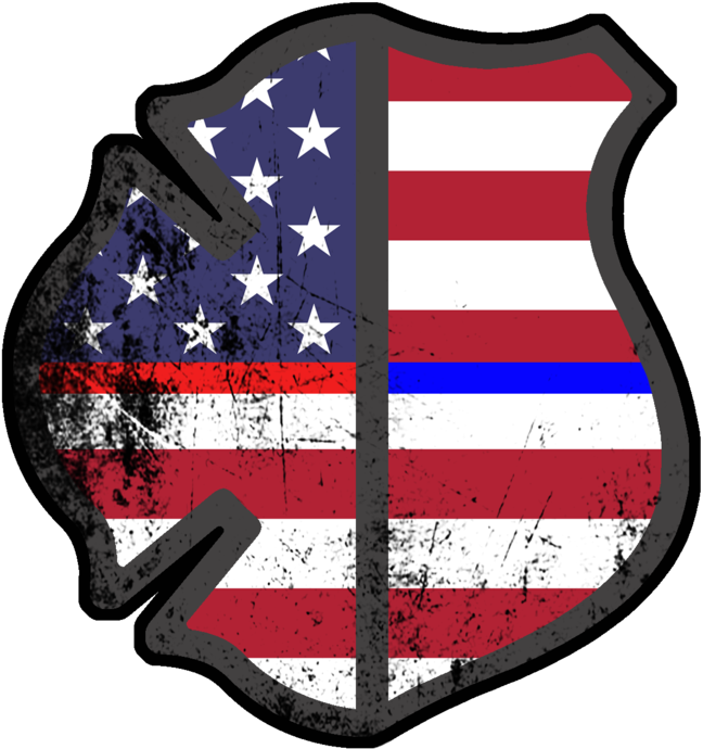 American Fire & Police Decal - Crest (800x800)