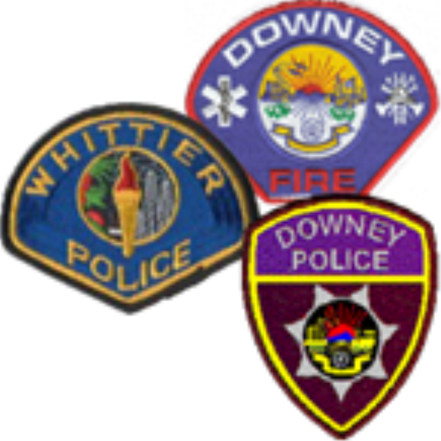 Downey Police And Fire, And Whittier Police - Downey (640x640)