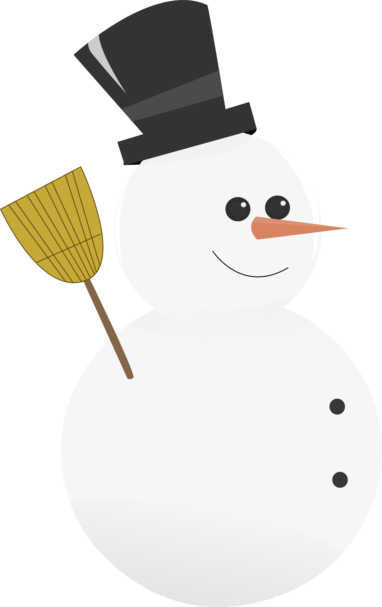 Cute Snowman Clipart Free New Calendar Template Site - Snowman (1267x2013)