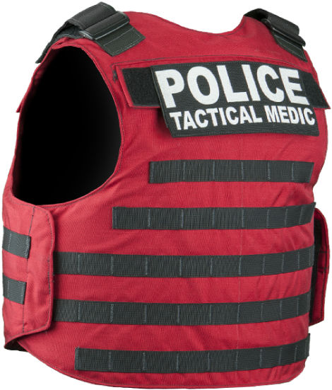 Firearm Instructor Back - Rescue Molle Vest Red (600x600)