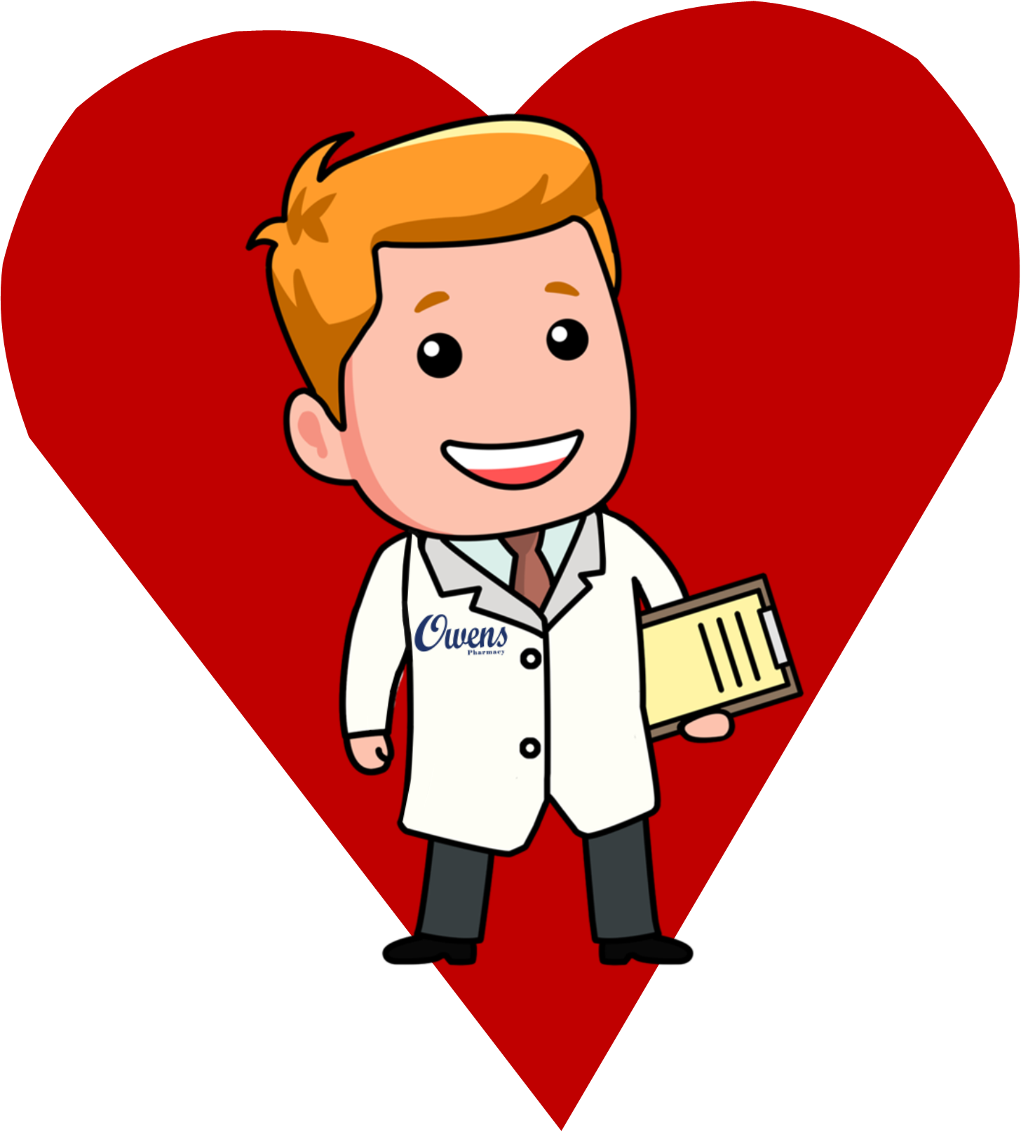 Pharmacist In Red Bluff - Clip Art (1456x1615)