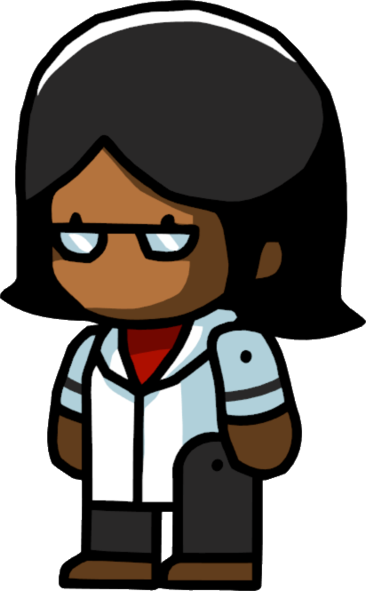 Pharmacist Female - Cartoon (412x665)