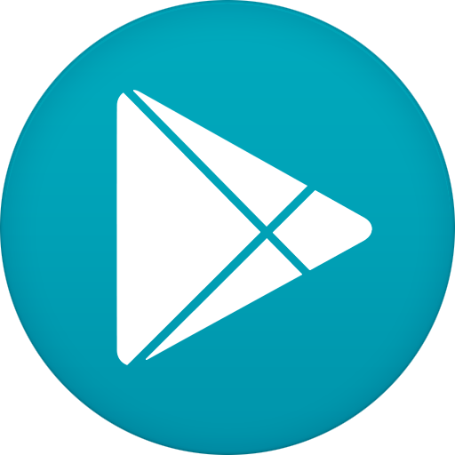 Pixel - Google Play Circle Icon (512x512)
