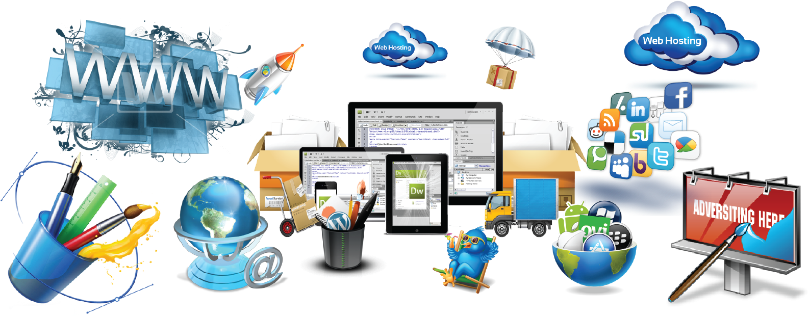 Banner Maker, Online Banner Creator , Free Banner ,kipzer, - Cheap Website Designer (1584x644)