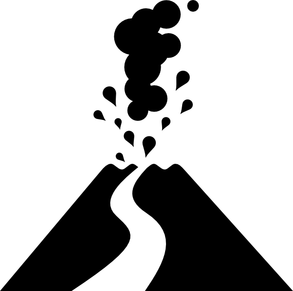 Lava Clipart Black And White - Travail To Prevail By Mr Joseph Gerard Mattera 9781499724219 (600x597)