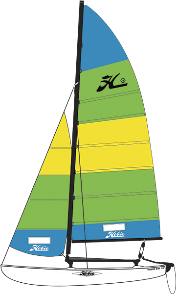 Hobie 16 Mainsail - Seabreeze Hobie Cat (383x640)