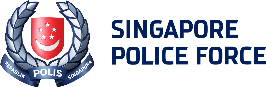 Singapore Police Force Logo (1172x402)