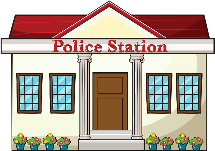 Police Station Police Officer Royalty-free Clip Art - Police Station Police Officer Royalty-free Clip Art (800x564)