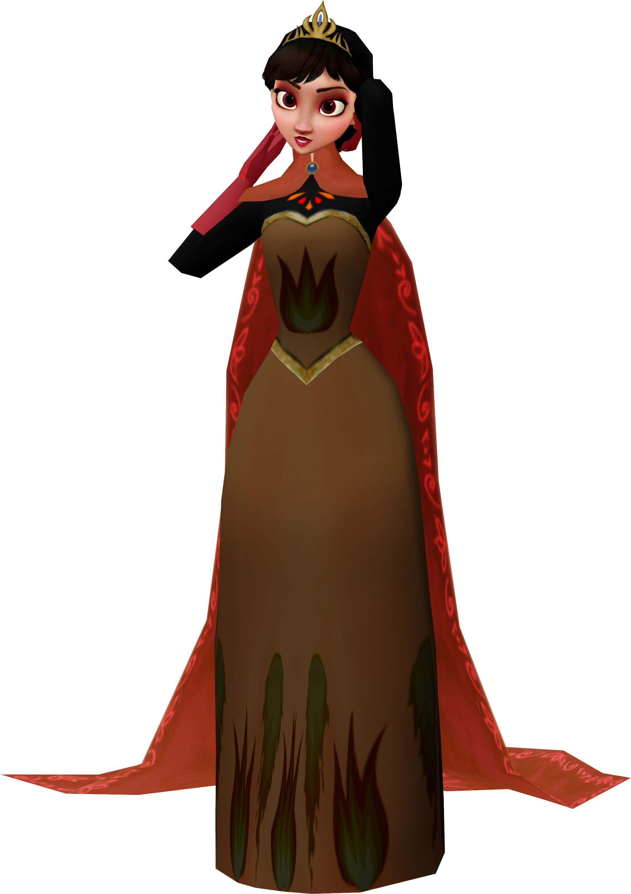 Fire By Seharsart Elsa Coronation - Illustration (2400x3200)