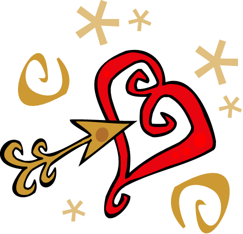 Free Clip Art Wwwfree Clip Artcom Clipart - Shot In The Heart Shower Curtain (486x468)