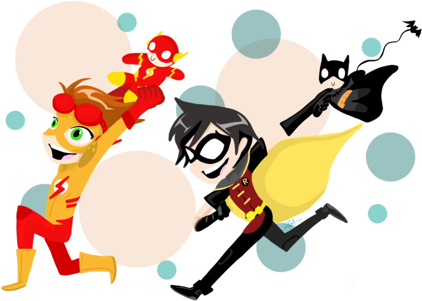 To The Rescue Kid Flashyoung Justicecrazy - Dc Universe (1024x768)