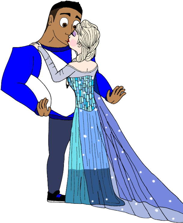 Elsa's Suprise For Ralphie By Renthegodofhumor - Elsa And Ralphie (654x826)