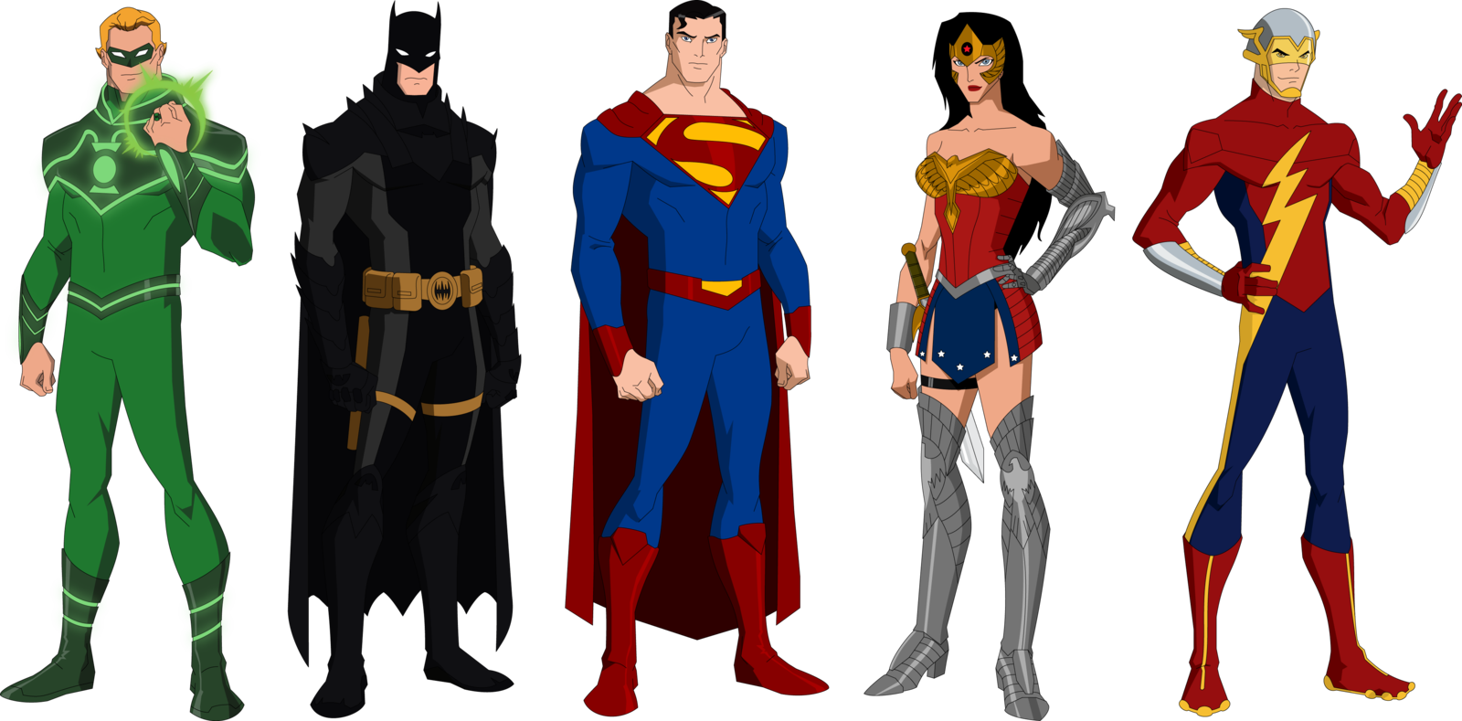 Justice Society Of America By Mad-54 - Justice Society Of America New 52 (1600x789)