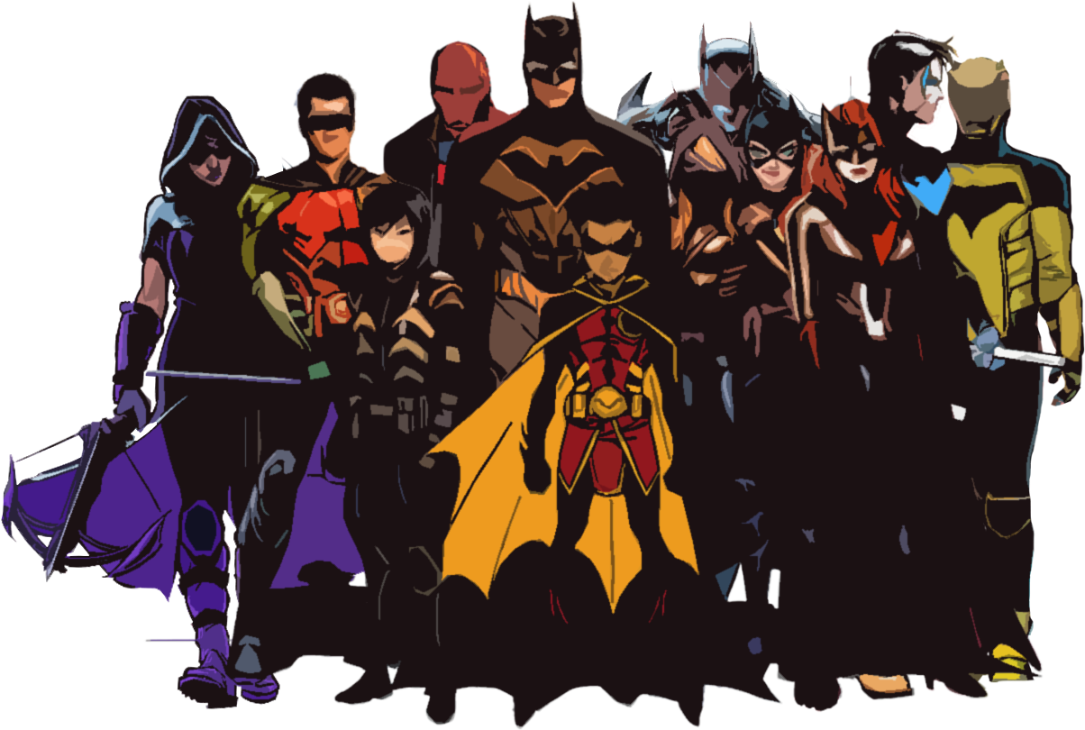 The Flash Aquaman Batman Superman Wonder Woman Green - Batman Batfamily (1265x827)