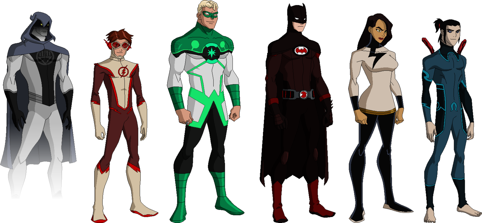 Glee-chan 224 41 Justice League Redesign By Derp99999 - Justice League Redesign (1600x742)