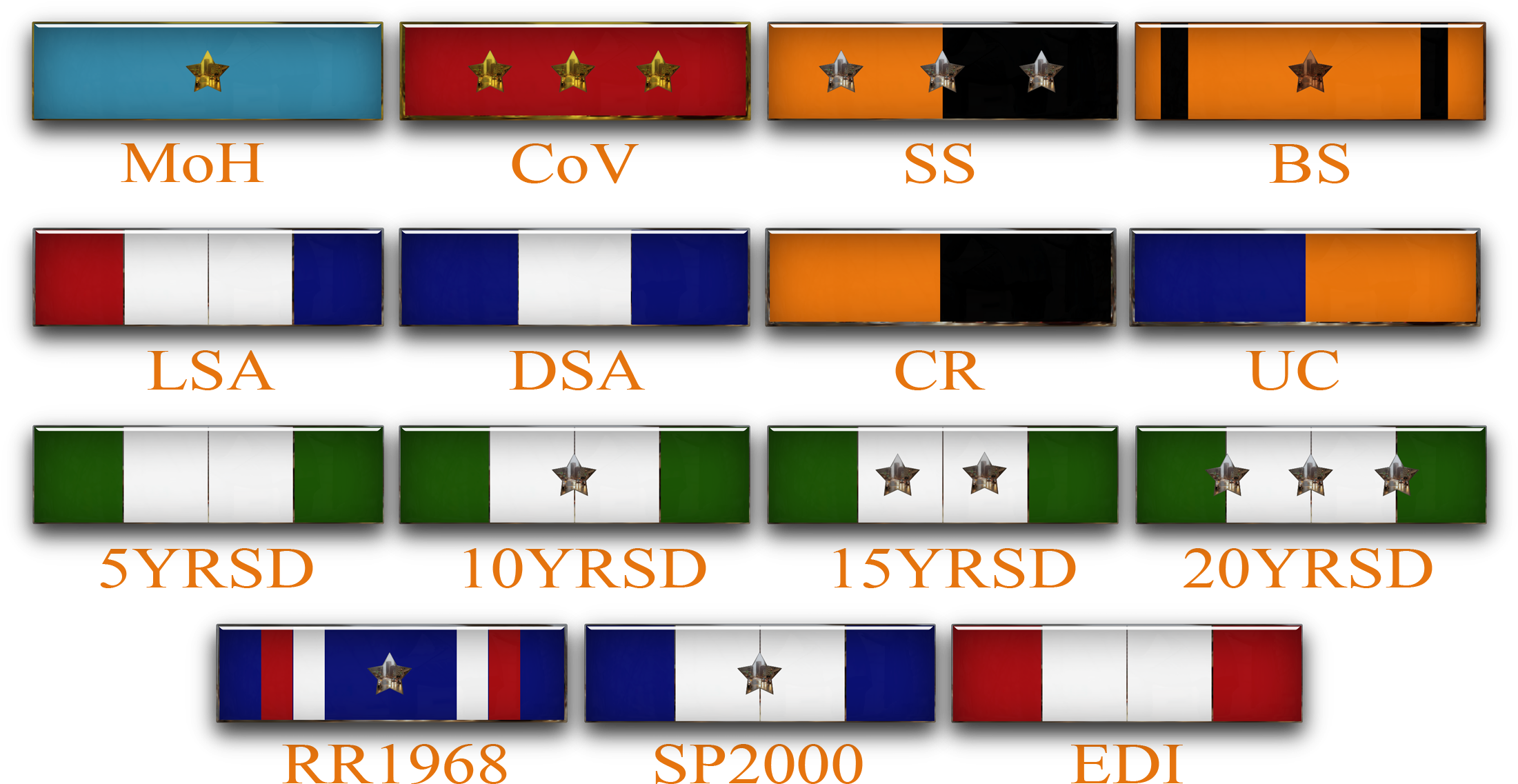 Medals Racked - Police (2274x1293)