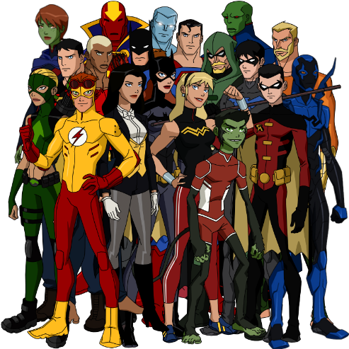 “young Justice ” - Young Justice All Members (512x512)