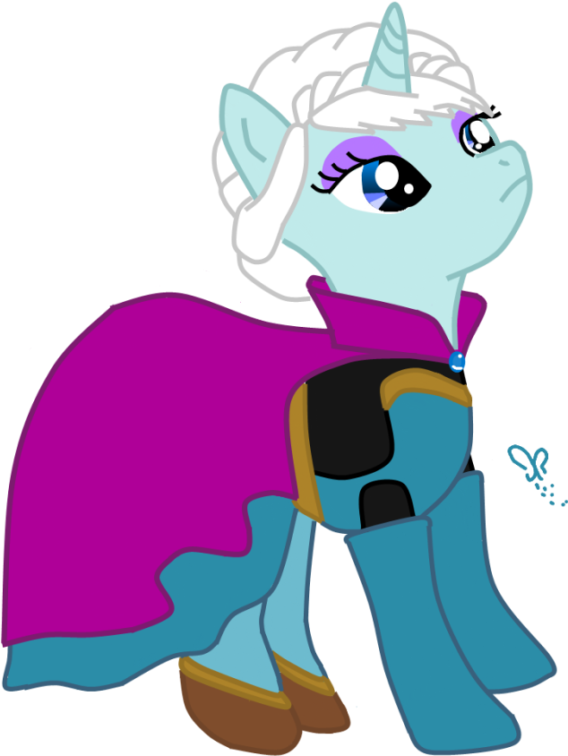 Coronation Elsa By Roxybaby528 - Elsa Baby Pony (657x903)