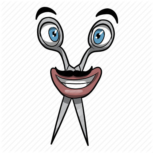 Scissors Cartoon - Cartoon Rock Paper Scissors (512x512)