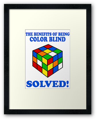 A Police Officer In Some Tan Colors That Normal People - Rubix Cube For Color Blind (338x419)