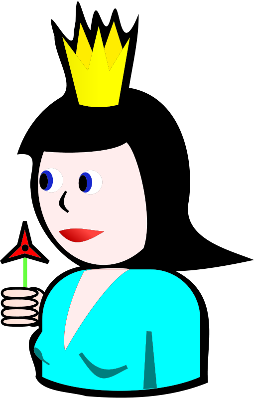 Get Notified Of Exclusive Freebies - Queen Clip Art (510x800)