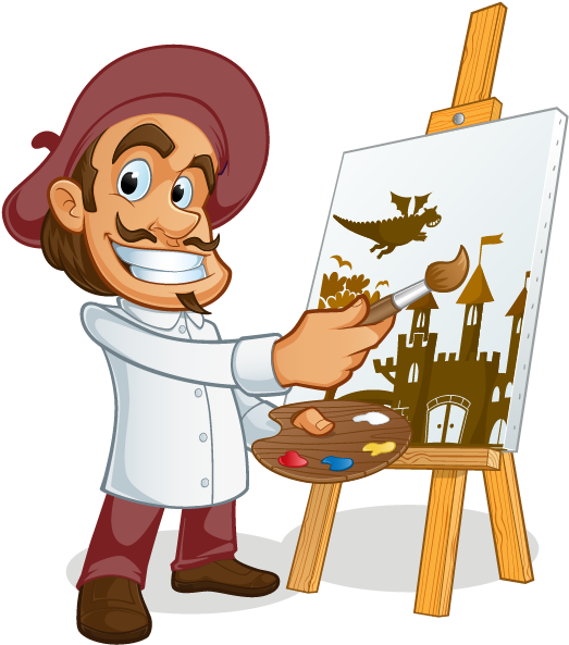 A Grand Tapestry Of Imagery - Künstler Clipart (601x601)