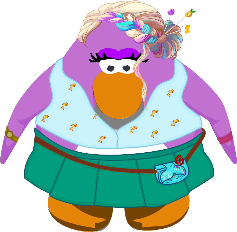 Image - Club Penguin Dot Hair (965x944)