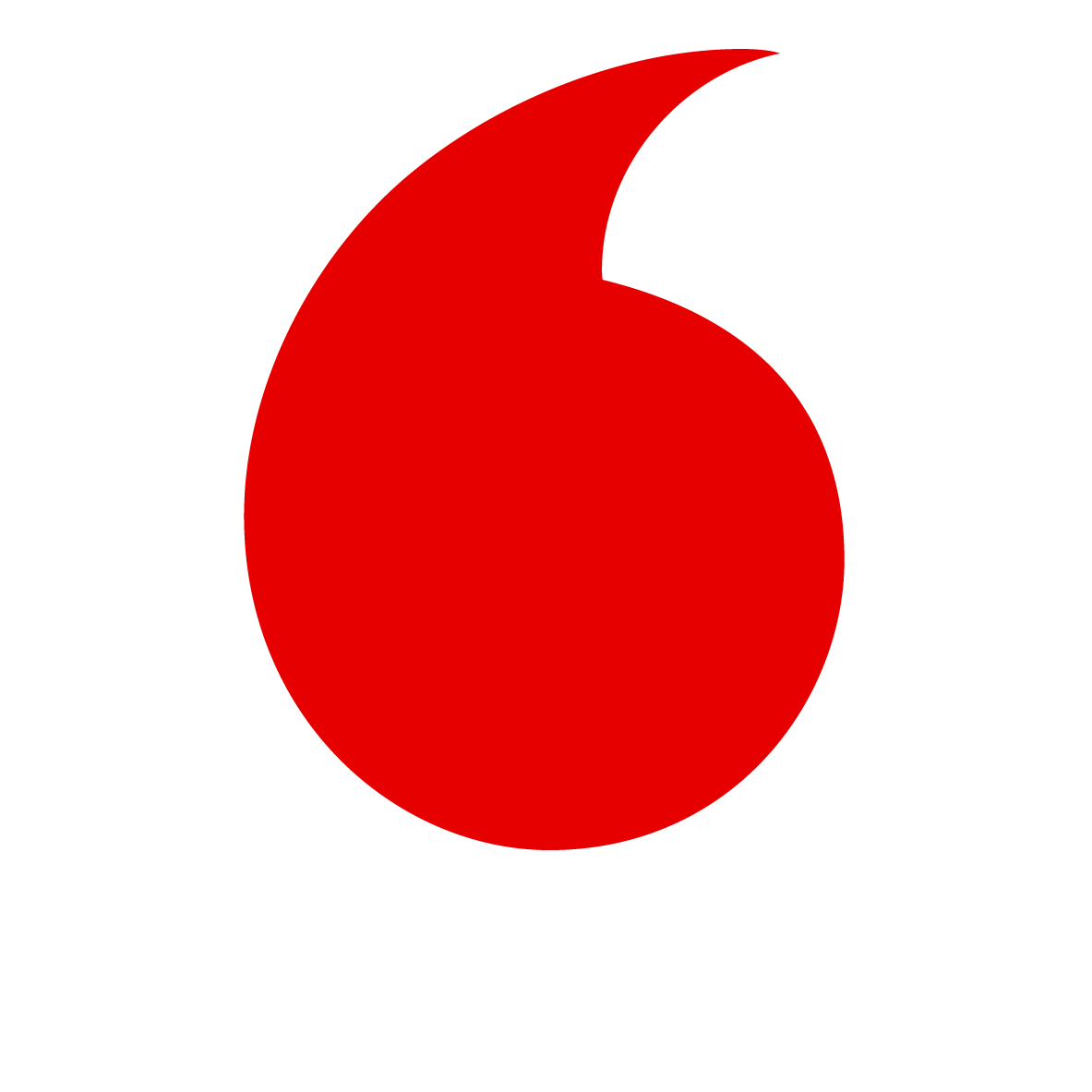 Username - Vodafone New Logo Png (1299x1299)