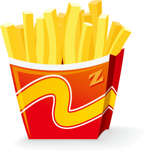 French Fries Fast Food Fried Chicken Mashed Potato - Fast Food (504x529)