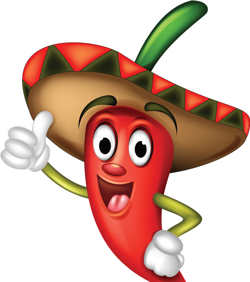 Chili Con Carne Mexican Cuisine Chili Pepper Chili - Clip Art Mexican Chili Pepper (871x1024)