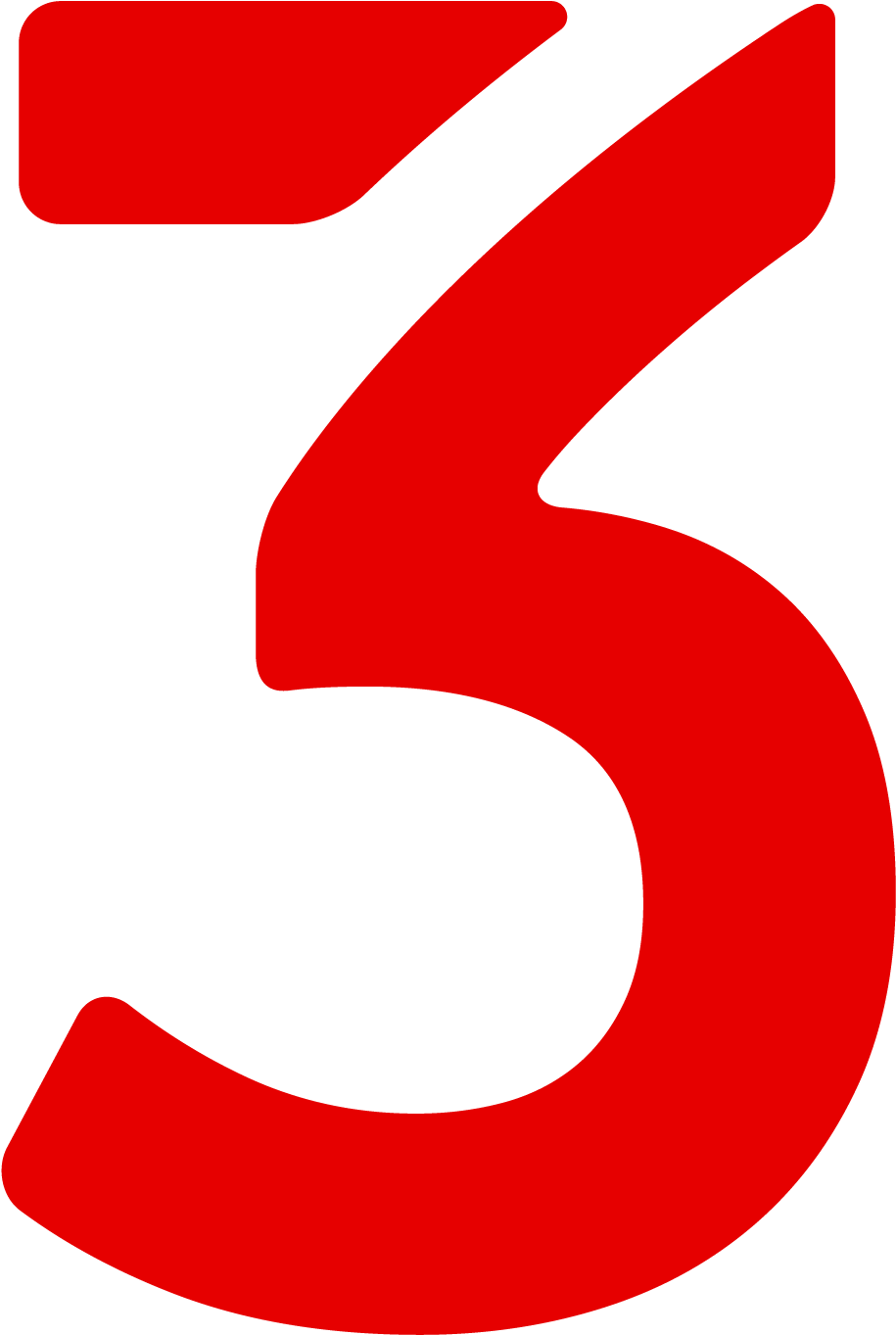 Create Sustainable Societies Through Low Carbon Solutions - Red Number 3 Transparent (2292x2500)