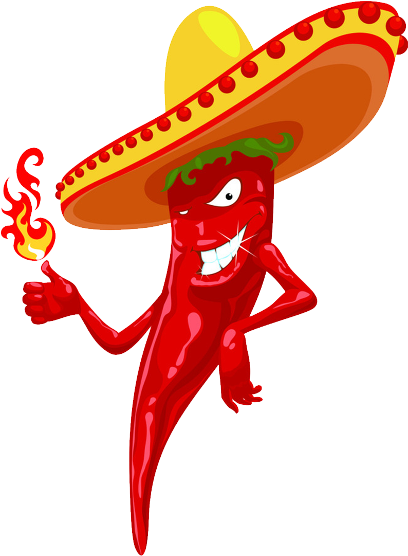 Chili Pepper Bell Pepper Fire - Mexican Chili Cook Off (1200x1200)