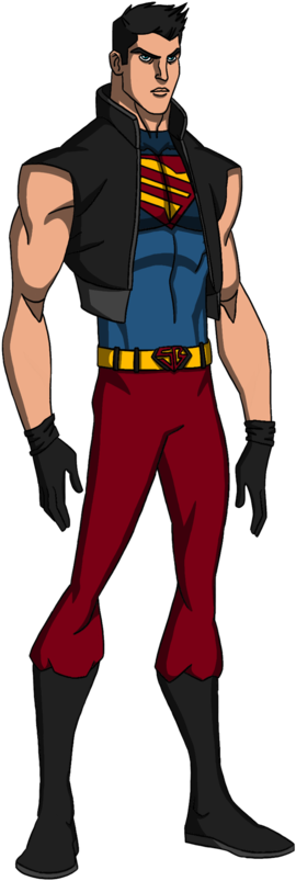 Superboy My Universe By Silverclone1114261 - Dc Green Lantern Cartoon (400x891)